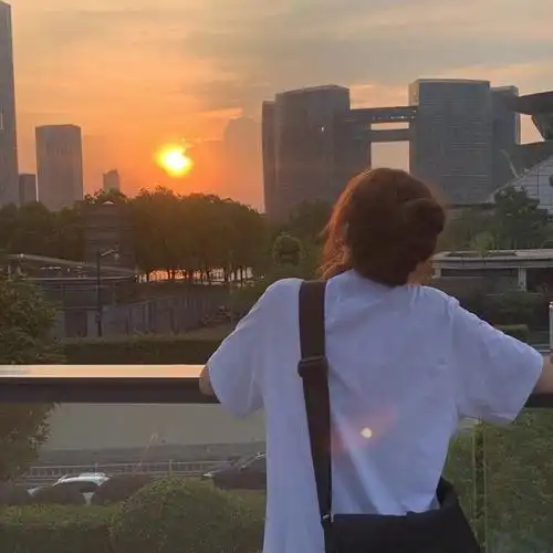 有没有类似于这种既有人又有风景的头像