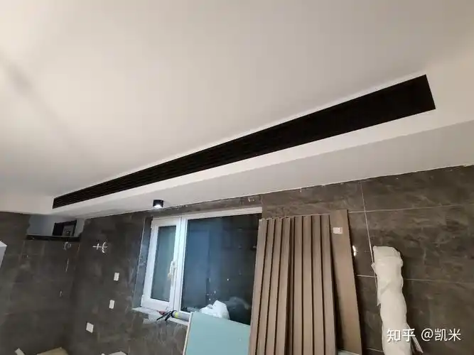 自家装修壁挂空调吊顶安装示例