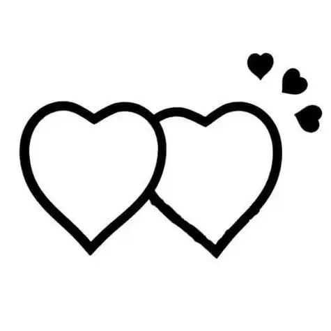 手型爱心简笔画儿童简笔画爱心怎么画简笔画爱心大全|简笔画手帐专用