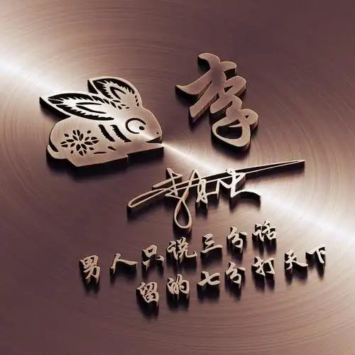 微信头像,姓氏头像,十几款古风水墨个性姓氏签名头像,请查收