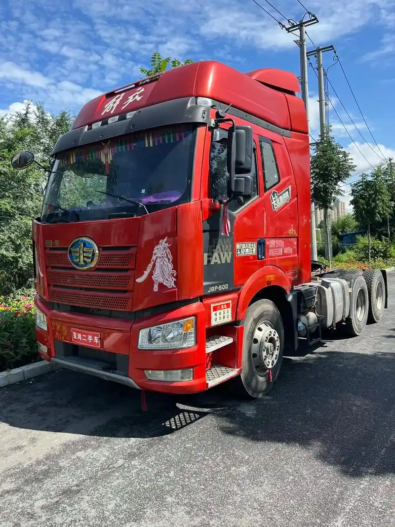 一汽解放17年500马力新款.#佳木斯宝鸿汽贸二手货车 #1 - 抖音