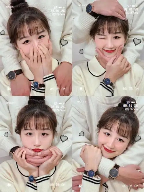 捏脸杀男友背景板这样拍情侣照好甜呀