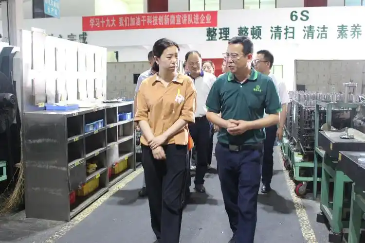 副县长刘颖深入企业调研职业病防治工作