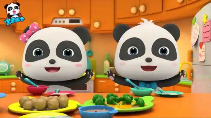 宝宝巴士奇奇妙妙吃饭啦好丰盛的饭菜真是有食欲啊