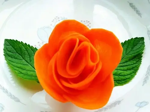 厨房里有爱的味道做的胡萝卜花