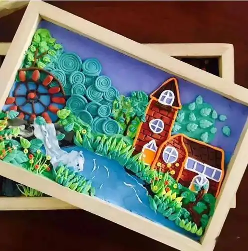 【粘土篇】超萌有创意54张粘土手工作品!不看你绝对后悔!_过程