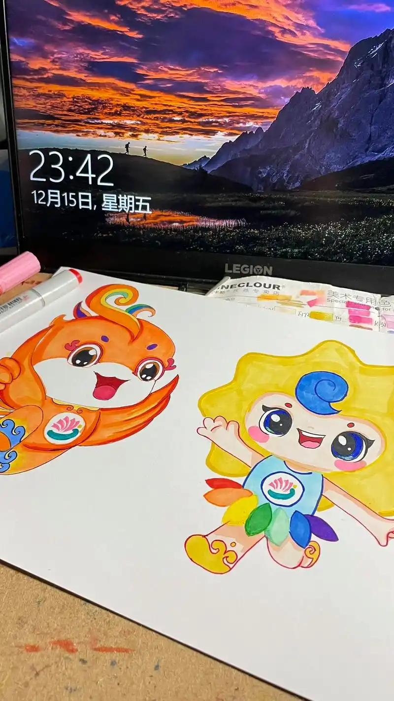 三步教你如何快速画出校园吉祥物.