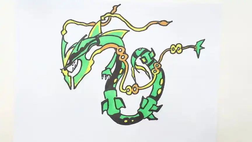 裂空座超进化怎么画