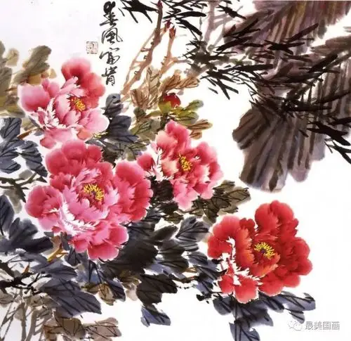 徐湛写意花鸟画教程牡丹花的画法