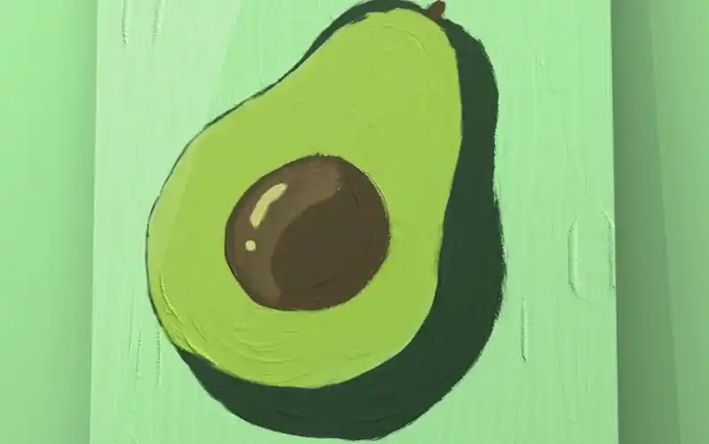 ipad画画artset4牛油果清新壁纸教程