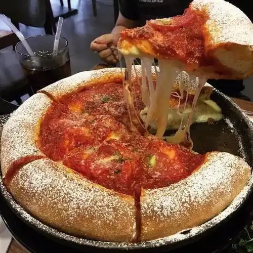 美食,另类图片:深夜拉仇恨 芝士披萨