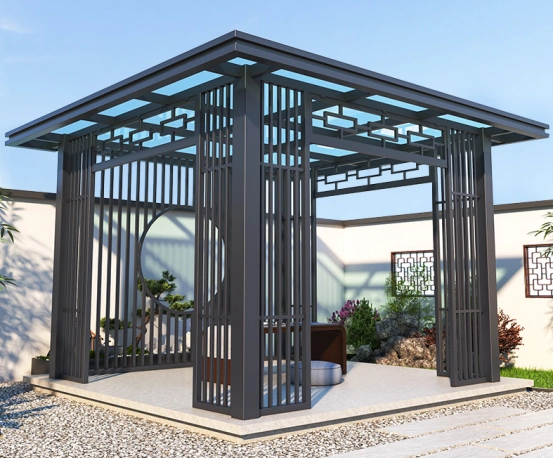 20款花园凉亭设计效果图片,装上花园凉亭,隔壁邻居都羡慕哭了