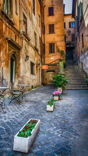 街道一角h5素材