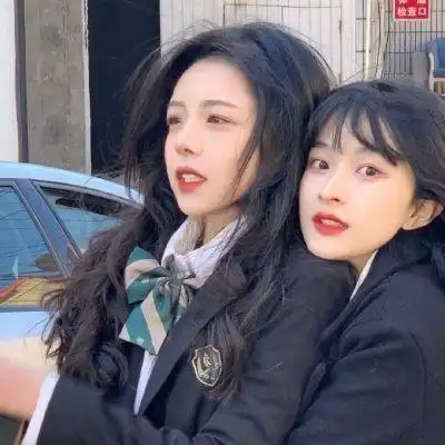 梦幻闺蜜头像两人一人一张真人-女生头像 - 壁纸家