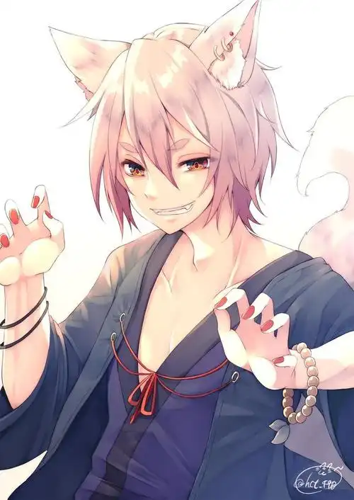 男狐狸插画图片壁纸