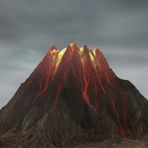 火山11景观3d模型