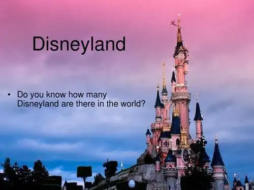 迪士尼英文ppt介绍