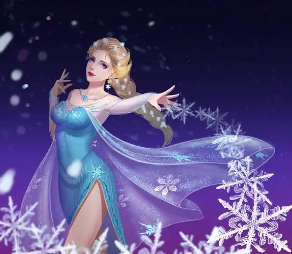 同人艾莎|插画|创作习作|慕清欢 - 原创作品 - 站酷 (zcool)