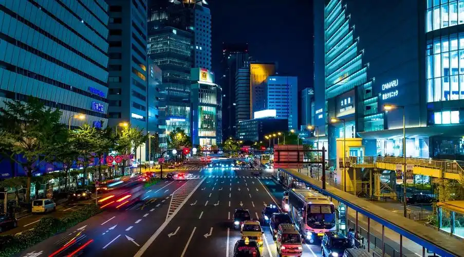 城市,深夜,街道768x1280分辨率下载
