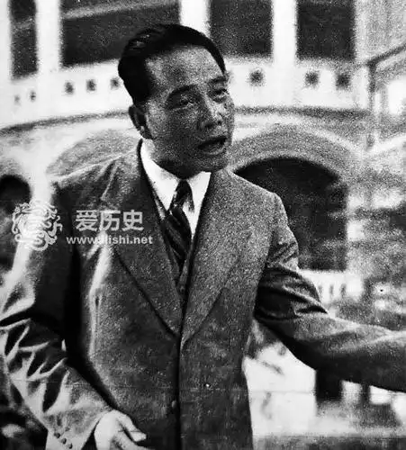 汪精卫面对镜头学希特勒演讲宣扬投敌卖国时的表情包