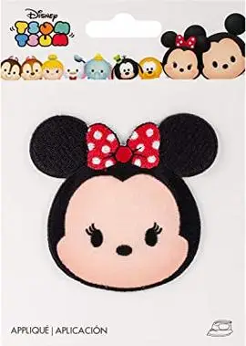 disney tsum tsum iron-on applique-minnie mouse