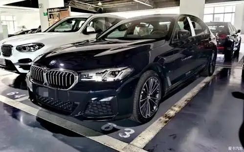 21款宝马530li领先运动炭黑火山红