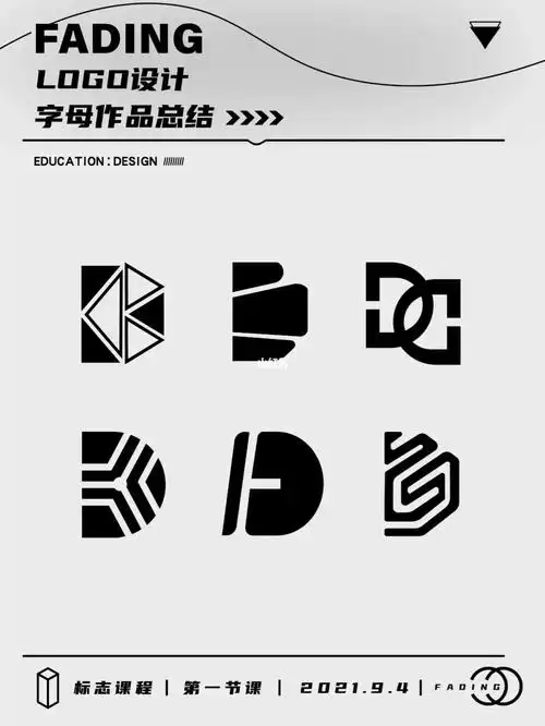 75原创logo设计关于字母d的六种可能