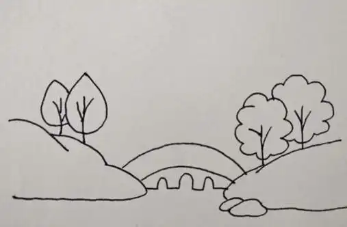 大自然春天的简笔画