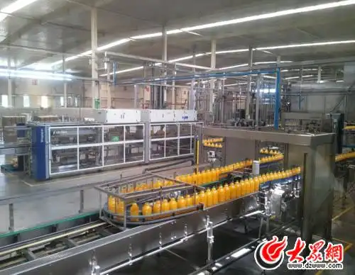 汇源果汁生产车间