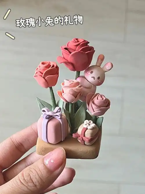 一份礼物给你你可以找到吗～我最爱的卡布奇诺玫瑰的少女心复古色调渐