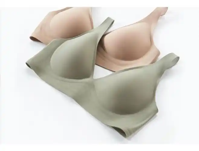 无痕内衣女小胸聚拢文胸无钢圈防下垂收副乳胶调整型少女美背胸罩