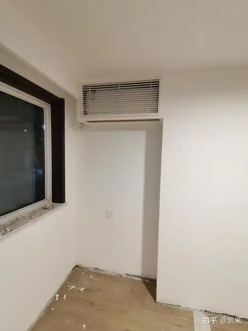 自家装修壁挂空调吊顶安装示例