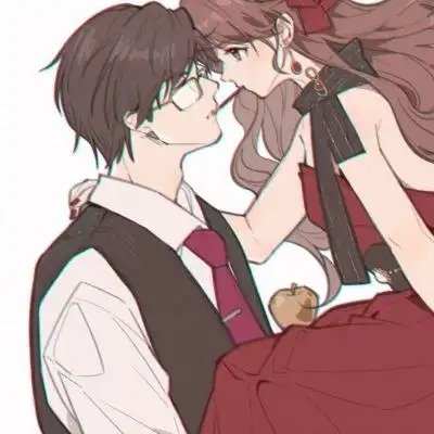 御姐风情侣头像