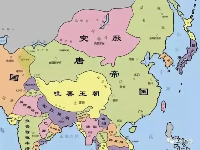 吐蕃王朝疆域图