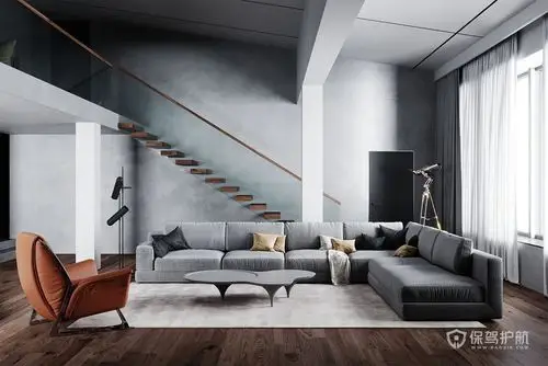 水泥灰颜色搭配效果图-保驾护航装修网
