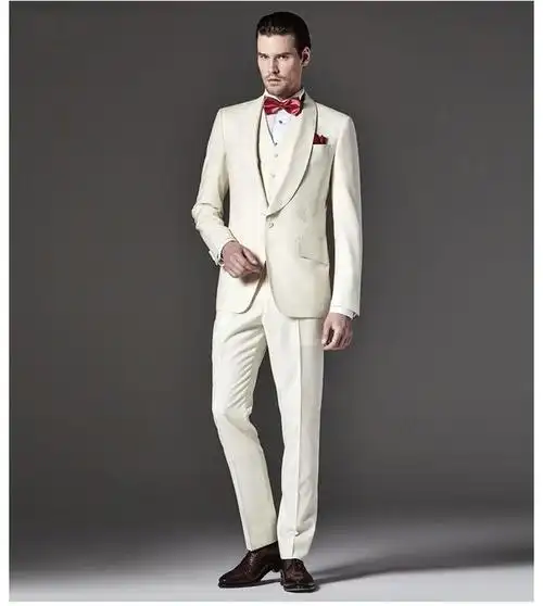 报喜鸟西装定制男士婚庆西服套装新郎结婚礼服男装修身套西定做-tmall