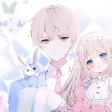 超甜少女心情侣头像