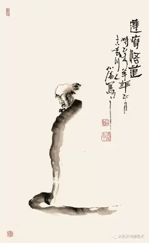 展讯丨郑小海·水墨禅意人物画作品展_著名画家