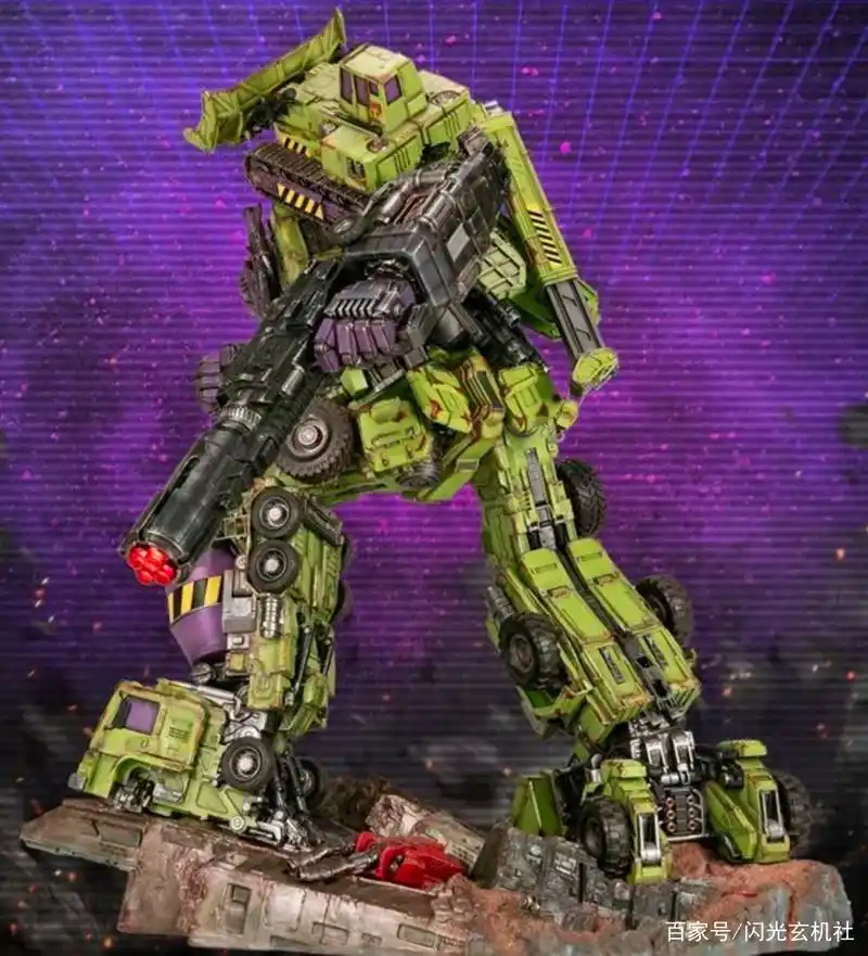 变形金刚动漫人物:复原g1狂派挖地虎组合-大力神