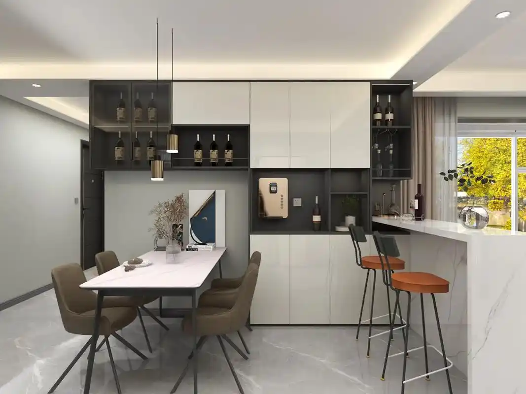 10款餐边柜酒柜效果图分享设计照着装都好看