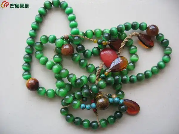 极美的猫眼石朝珠