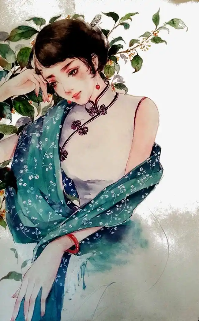 浪花海浪水浪底纹纹理手绘国潮中国风