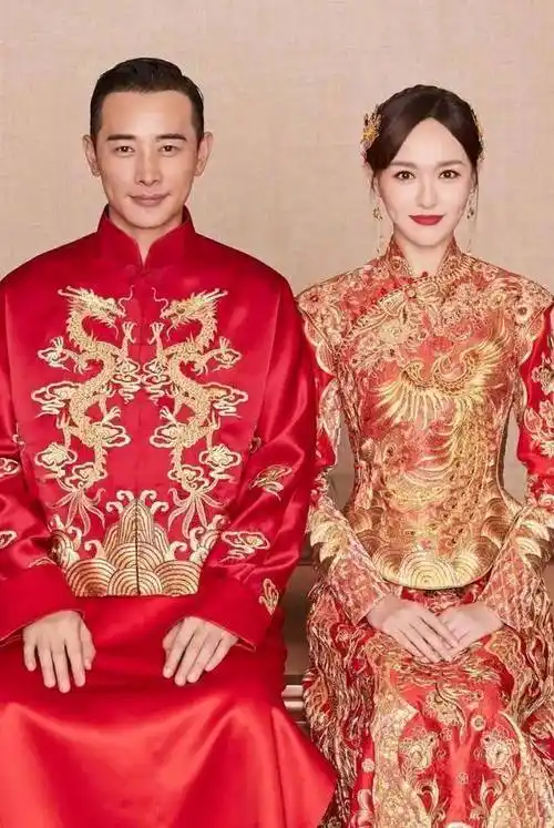 十对明星中式婚服,何超莲最贵,刘诗诗的最知性,你最喜欢谁的?