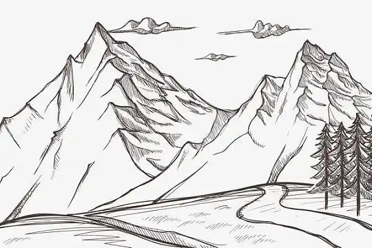 自然风光卡通素材_自然风光卡通图片元素-觅元素