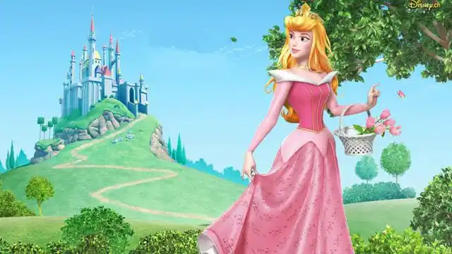 睡美人画画:沉睡魔咒终于解除,爱洛公主走出了城堡