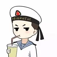 海军情侣专用头像 卡通海军风情侣头像一男一女