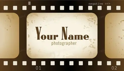 电影胶卷广告背景