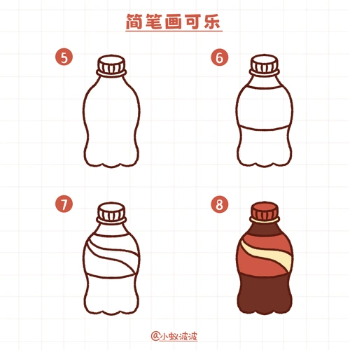 画法简笔画可口可乐简笔画可乐简笔画卡通可乐的简笔画简单易画好看