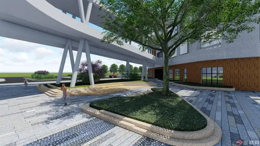 湖州生物医药园厂区景观设计-低调滴露露