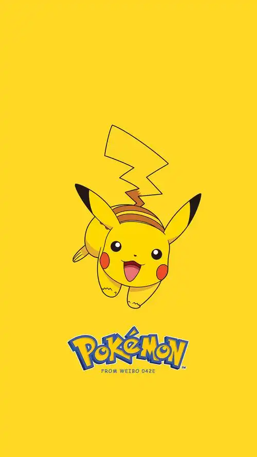 可爱呆萌的皮卡丘手机壁纸